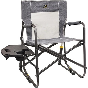 GCI Outdoor Freestyle Rocker with Side Table Heathered Pewter 371147