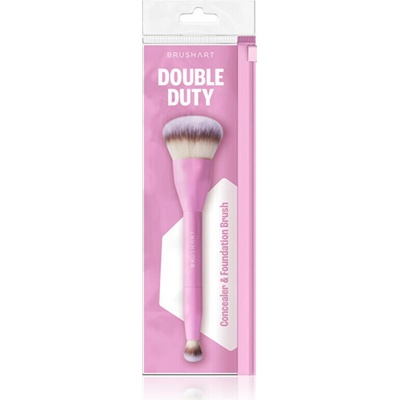 BrushArt Double Duty Concealer & Foundation brush štětec na make-up a korektor oboustranný 1 ks
