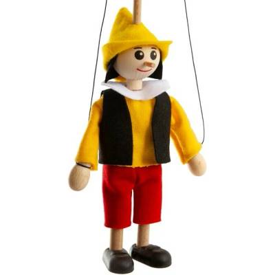 Mašek umělecká výroba loutka PINOCCHIO 14 cm