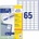 Avery Zweckform General Purpose Universal Labels, 38 x 21.2mm, White, Printer, 1950 Pieces -6121