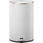 EKO-Europe Кош за отпадъци EKO Europe, 12 L, неръждаема стомана, бял (EKO 933012 - WHITE)