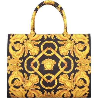 Versace Medusa Barocco Gold Black kabelka Černá