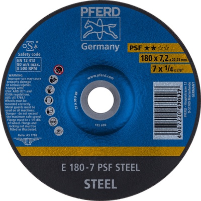 Pferd Brúsny kotúč 180 x 7,2 x 22,23 mm 4007220470527