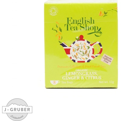 English Tea Shop Citronová tráva se zázvorem a citrusy čaj 8 sáčků