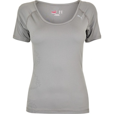 PUMA Дамска тениска Puma Graphic Ss Tee Womens - Grey