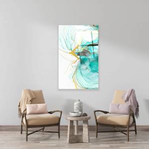 Art gift Стъклено АРТ пано - Акварелен шепот