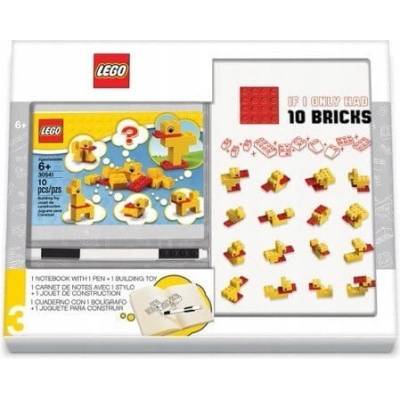 LEGO Stationery Classic Kačice - zápisník s perom a stavebnicou - LEGO