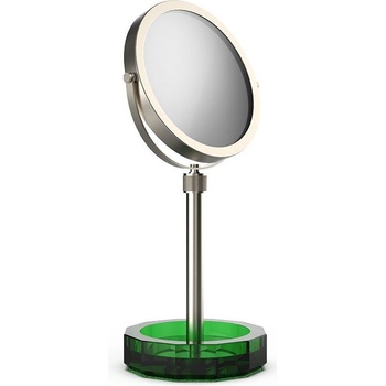 Decor Walther Козметично огледалце Kristall със зелена основа никел (0942096)