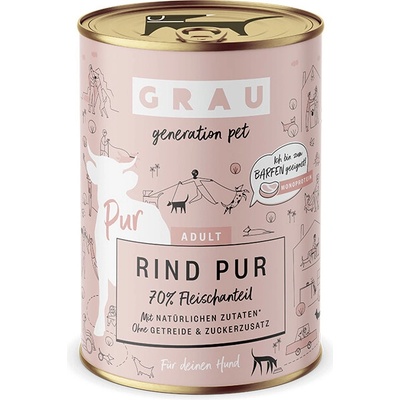 Grau Adult 100% Hovädzie mäso 400 g