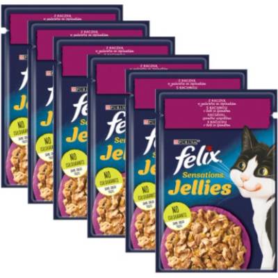 Felix Kachní želé se špenátem 26x85 g