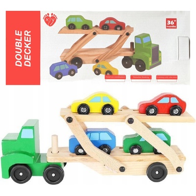 LandToys LT278 nákladní auto s dřevěným přívěsem