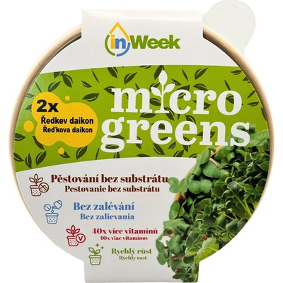 Ředkev Daikon microgreens semínka + dárek k nákupu