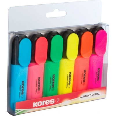 Kores Bright Liner 6 ks
