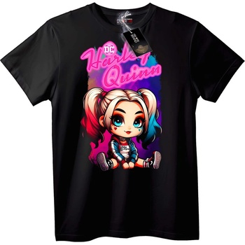 NOONEBRAND Тениска DC Harley Quinn Chibi - L, Black