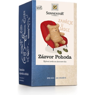 Sonnentor Zázvor Pohoda BIO 18 nálevových sáčkov