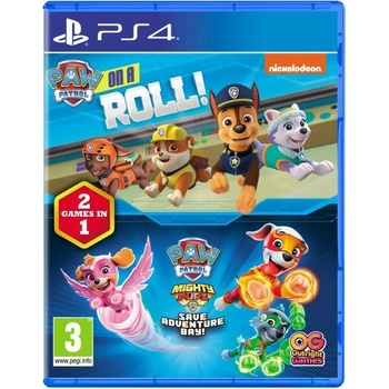 Image 1 of Outright Games Paw Patrol On a Roll! + Mighty Pups Save Adventure Bay! (PS4)