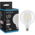 Mexen Vintis LED нажежаема жичка E27, G125, 6W, Неутрална - 4000K, 720 lm, прозрачна (L158-E27-0640-00)