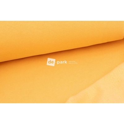de-park Počesaná teplákovina silná - tmavá vanilková