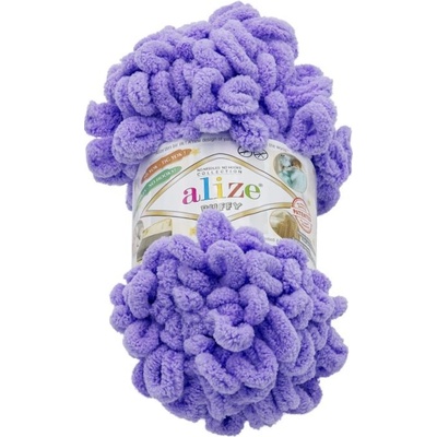Bellatex Příze PUFFY 100g / 9 m Fialová