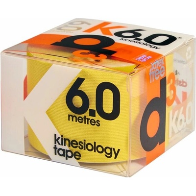D3 K6.0 Kineziologický tejp žltá 6 m x 5 cm