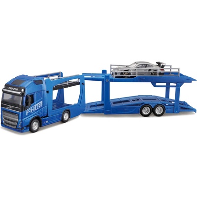 Bburago Volvo FH16 s Porsche 911 GT2 RS 1:43