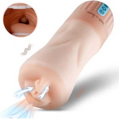 Xise Засмукващ и вибриращ мастурбатор уста Xise v2.0