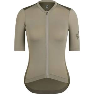 Rapha Дамска фланелка с къс ръкав за колоездене Rapha Women's Pro Team Training Jersey Cycling jersey - Khaki / Moss Green (156-3176-0213)