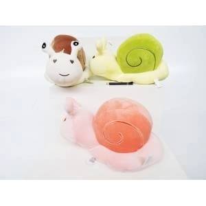 SUN-DAY Mascot Slimak 40cm 3 colors 162601 SUN-DAY mix price for 1 piece
