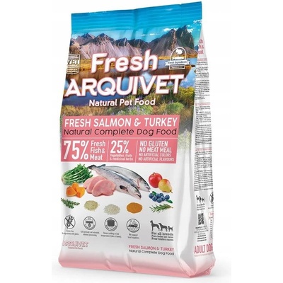 Arquivet Fresh Polovlhké losos s morčacím mäsom 2,5 kg
