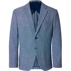 SELECTED Сако Selected Brodie Structure Regular Fit blazer - Blue (Nautical Blue)