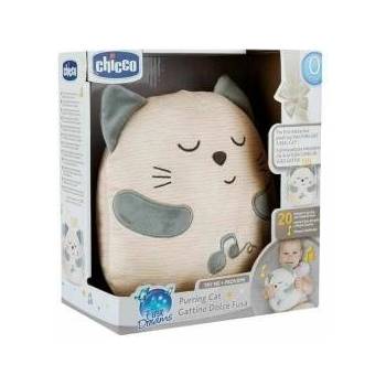 Chicco Мека играчка със звук Chicco Котка Бял