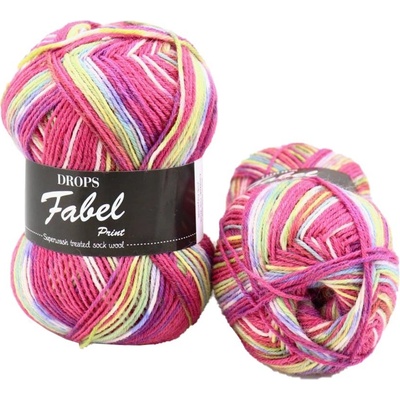Drops Fabel print 161 růžový sen