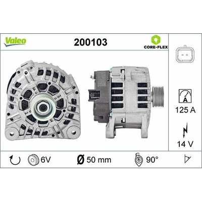 Alternátor VALEO 200103