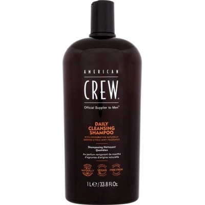 American Crew Daily Cleansing 1000 ml шампоан с освежаващ аромат на лимони и мента за мъже