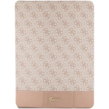 GUESS Калъф Guess GUFCP12PS4SGP за iPad Pro 12.9", розов / розов, 4G Stripe Allover (GUE002707-0)