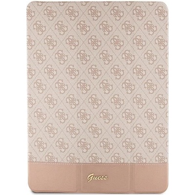 GUESS Калъф Guess GUFCP12PS4SGP за iPad Pro 12.9", розов / розов, 4G Stripe Allover (GUE002707-0)