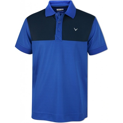 Callaway Youth 2 Colour Blocked Polo M blue