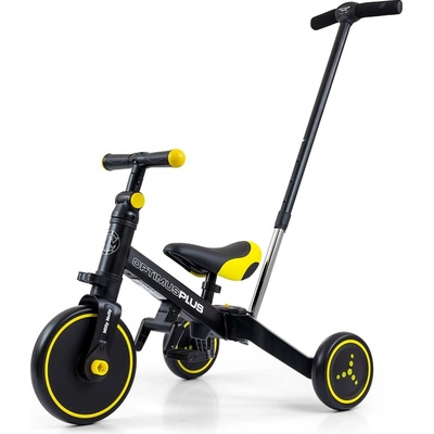 Milly Mally Optimus Plus 4v1 čierna so žltou farbou 5308