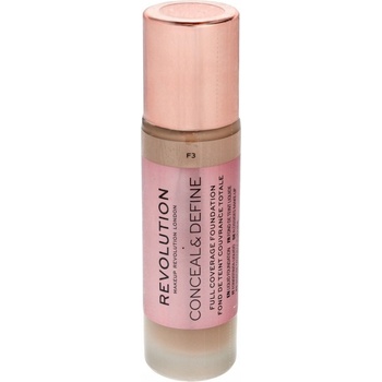 Makeup Revolution Conceal & Define krycí make-up F3 23 ml
