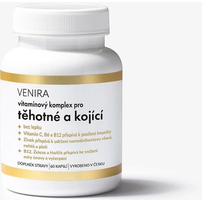 Venira vitamínový komplex pre tehotné a dojčiace ženy 60 kapsúl