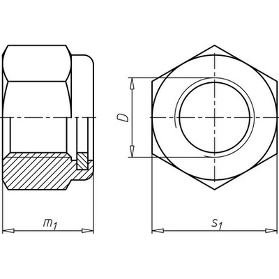 DIN 985 MS M06