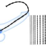 SuperLove Ultra-Soft Silicone Penis Dilator Training Set Black 8 pcs