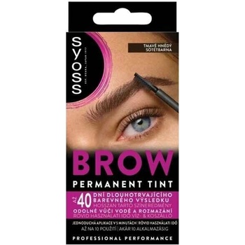 Syoss Brow Tint tmavohnedá farba na obočie 17 ml