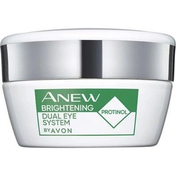 Avon Anew Brightening eye Cream Duální s protinolem 2 x 10 ml