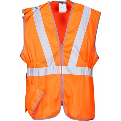 Portwest RT20 reflexná vesta HiVis Long RIS oranžová