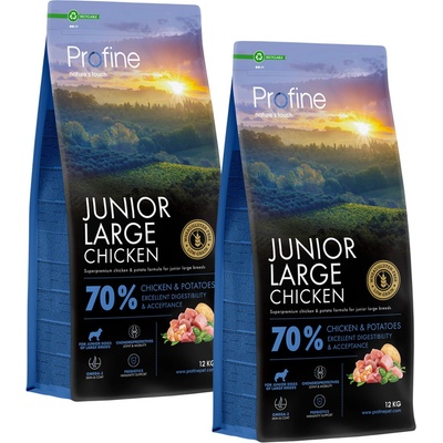 Profine Dog Junior Large Chicken 12 kg