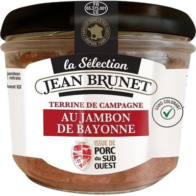 Jean Brunet Farmářská terina se šunkou Bayonne Premium Selection 180g