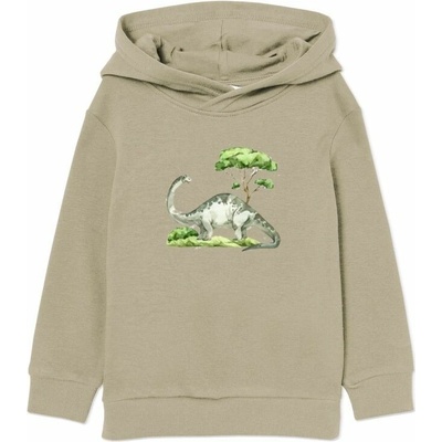 Chlapčenská mikina Dinosaurus Béžová