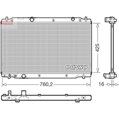Chladič motora DENSO DRM40107