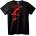 NOONEBRAND AC/DC Тениска с Мълния - 2XL, Black